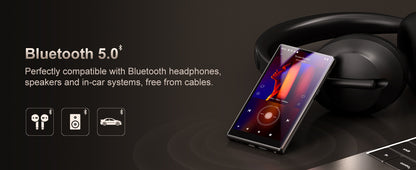 96GB (64GB+32GB) Android 13 OS MP3 & MP4 Players with Bluetooth and WiFi,  5" Touchscreen and Speaker, 4GB RAM & 32GB ROM