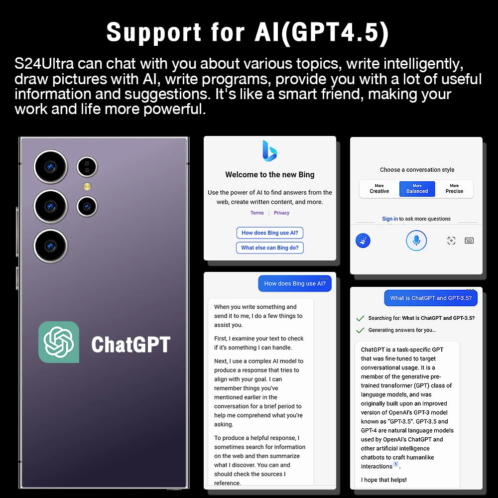 2026 HOT S26 Ultra NEW 7.3HD Global Edition Original Smart Dual Card 7800mAh Battery Facial Recognition Function