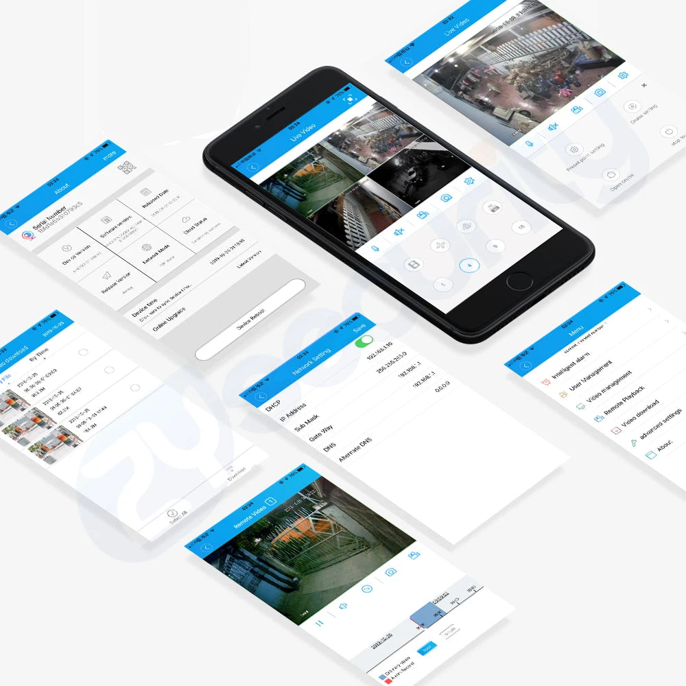 8CH 4K POE NVR With 12" LCD Monitor H.265 Onvif CCTV PoE Network Video Recorder Power Over Ethernet Xmeye 8MP NVR for IP Cameras