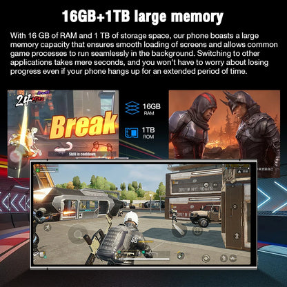 2026 HOT S26 Ultra NEW 7.3HD Global Edition Original Smart Dual Card 7800mAh Battery Facial Recognition Function