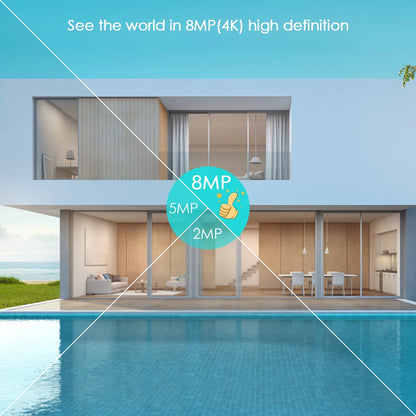 Surveillance Cam iCsee 8MP 4K Wireless PTZ Camera HD 1080P Color Night Vision Wifi IP Camera Outdoor 5MP Ai Auto Tracking CCTV