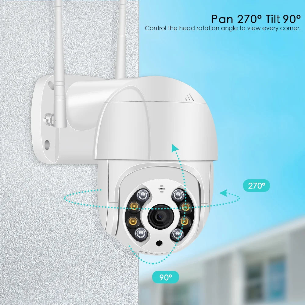 Surveillance Cam iCsee 8MP 4K Wireless PTZ Camera HD 1080P Color Night Vision Wifi IP Camera Outdoor 5MP Ai Auto Tracking CCTV