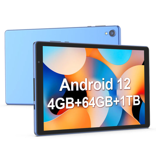10-inch Android 12 tablet, quad-core processor, 4(2+2) GB RAM, 32GB ROM, Bluetooth, WiFi, dual cameras