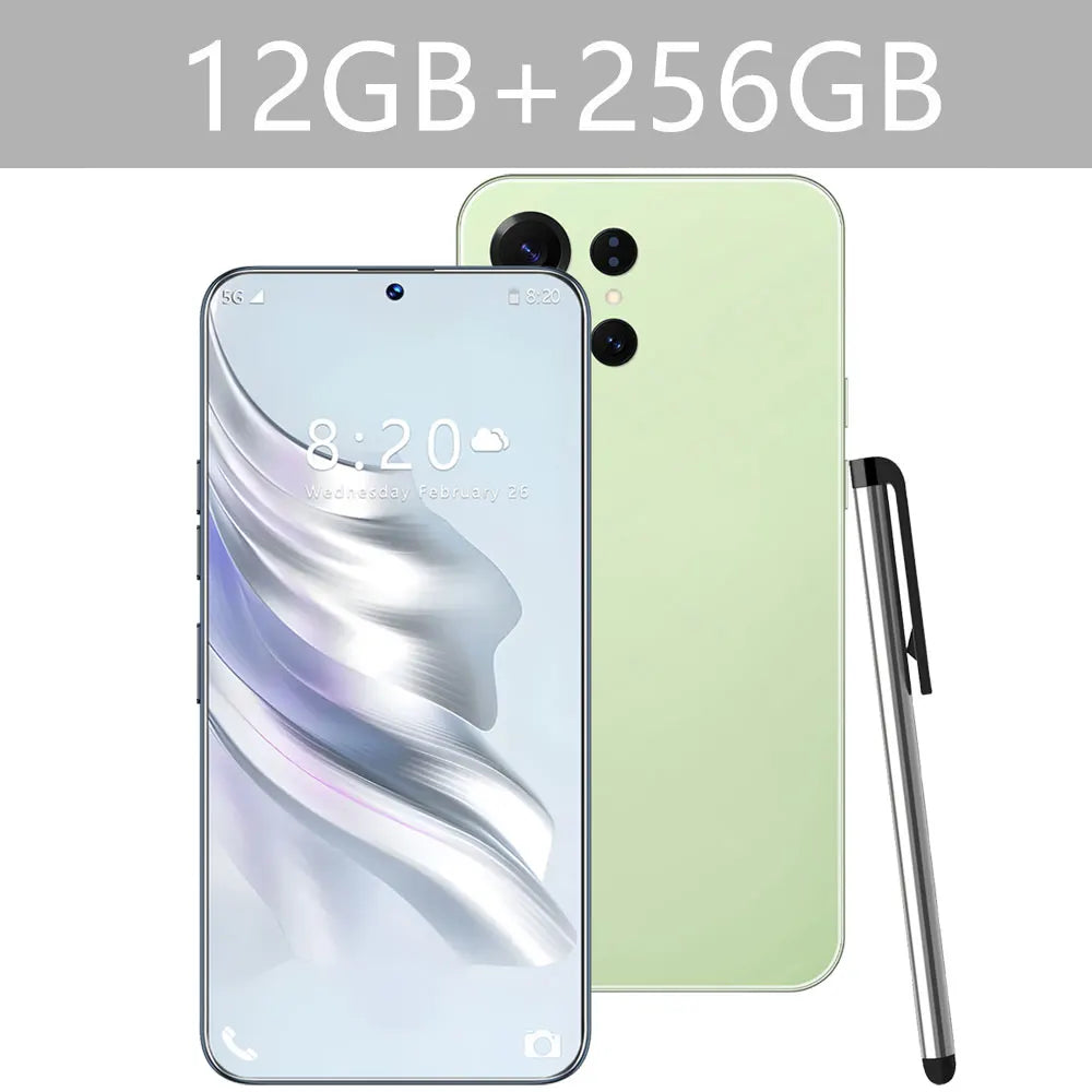 NEW S26 Ultra HOT Original 7.3inch Intelligent 5G Dual Card Dual Standby Android 14 System Cheap Global Version 7800mAh Battery