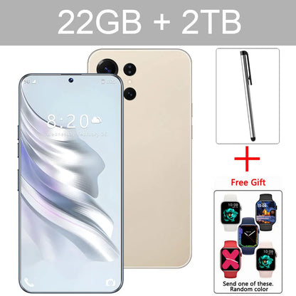 NEW S26 Ultra HOT Original 7.3inch Intelligent 5G Dual Card Dual Standby Android 14 System Cheap Global Version 7800mAh Battery