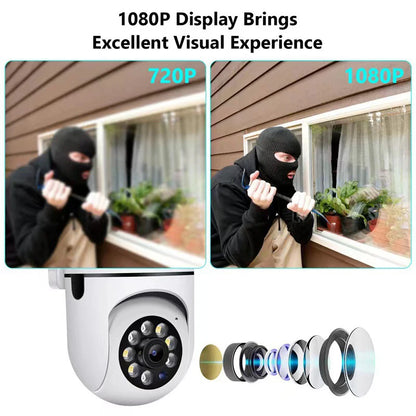 Xiaomi Wireless Security Surveillance PTZ Camera Wifi IP Outdoor 4X Zoom Cameras AI Human Tracking Two-way Audio HD Night Cam