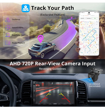 ATOTO Android Double 2 Din Car Stereo 7 inch Automotive Multimedia Player Radio Android Auto Carplay Screen Navigation 2Din A5L