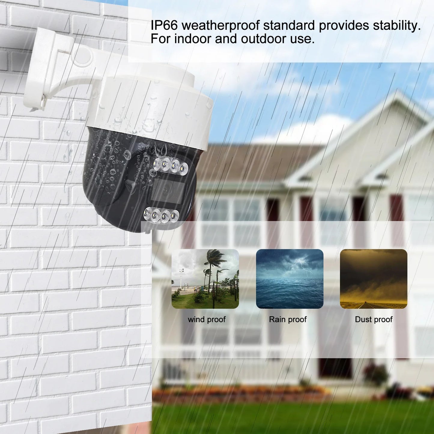 CCTV Outdoor Smart Home Security Protection PTZ Coaxial Camera 1080P 2.0MP Pan and Tilt  Control For house surveillance cameras