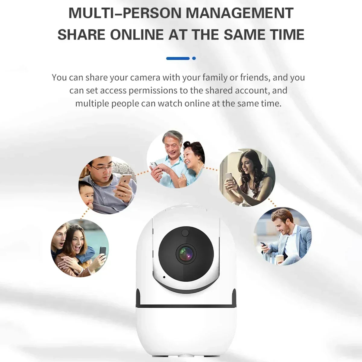 Wifi Camera Baby Monitor Surveillance 1080P CCTV HD Smart Night Vision Intelligent Tracking YsxLite APP Security Mini IP Camera
