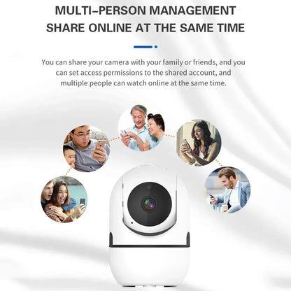 Wifi Camera Baby Monitor Surveillance 1080P CCTV HD Smart Night Vision Intelligent Tracking YsxLite APP Security Mini IP Camera
