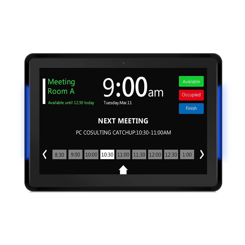 10.1inch Lcd Touch Screen Conference System Capacitive Touch Android Tablet with LED Light Bar