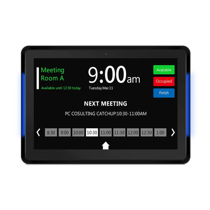 10.1inch Lcd Touch Screen Conference System Capacitive Touch Android Tablet with LED Light Bar