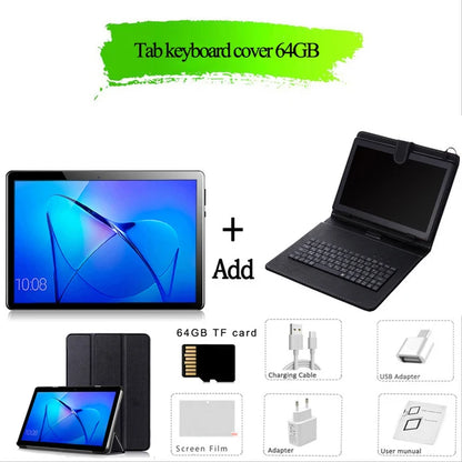 TABLET 10.1 Inch Tablet Android 11 Tablet 6GB RAM 128GB ROM 3G 4G Mobile Phone Call Octa Core 8 CPU AI Speed-up 5000mAh Battery