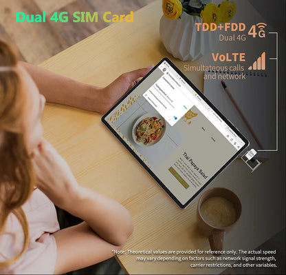 2025 Global Version Super Large Screen 14 inch Tablet Pc Android 14 4G Phone Call 16GB+512GB Tablets 14" GPS 5G WiFi FM 12000mAh