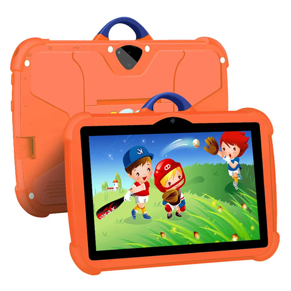 2025 New 5G WiFi 7 Inch Tablet For Children Learning Education Kids' tablets Quad Core 4GB RAM 64GB ROM Dual Cameras Android 13