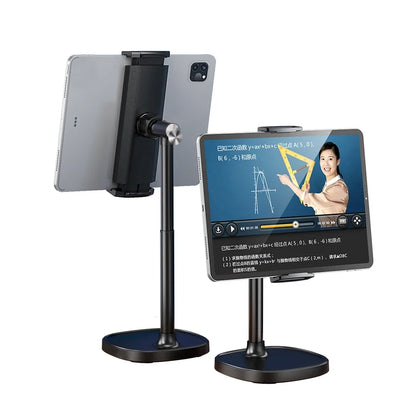 Tablet Stand Portable Aluminum Alloy Phone Tablet Holder for Ipad Phone Stand Adjustable