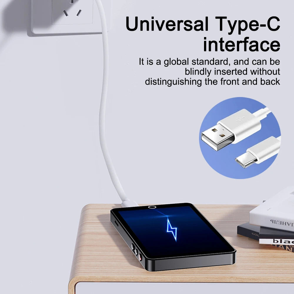 Camera Mp4 Player Bluetooth Wifi Android 16gb Touch Screen Hifi Music Voice Recorder Video Mp3 Player TF Card Speaker Free App