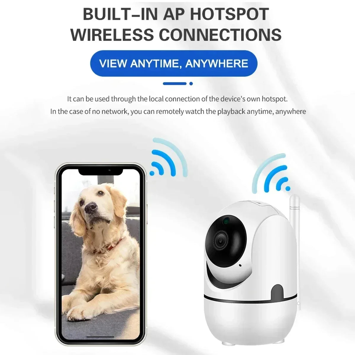 Wifi Camera Baby Monitor Surveillance 1080P CCTV HD Smart Night Vision Intelligent Tracking YsxLite APP Security Mini IP Camera