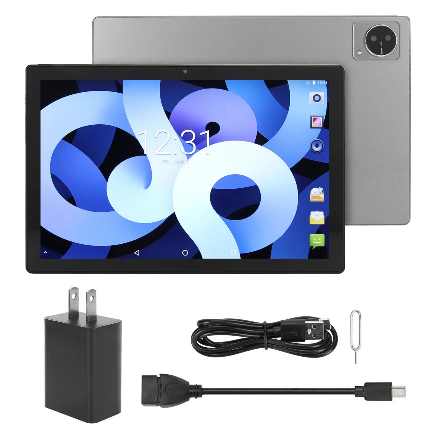 10.1 Inch Tablet 8GB  128GB ROM Octa  7000mAh Dual Camera 5G WiFi  Tablet for Home School Business Tablet HD Tablet