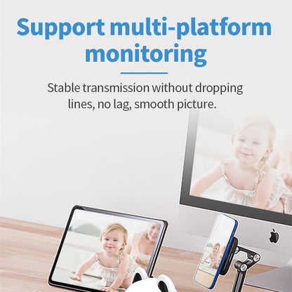 WiFi Surveillance Camera Indoor Home Security Baby Monitor V380 HD Smart Cat Wireless Camera Automatic Tracking Two-way Audio