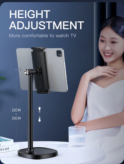 Tablet Stand Portable Aluminum Alloy Phone Tablet Holder for Ipad Phone Stand Adjustable