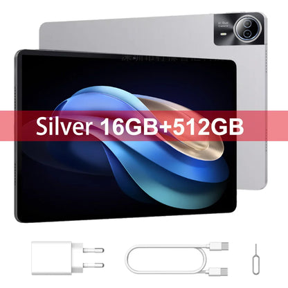 2025 Global Version Super Large Screen 14 inch Tablet Pc Android 14 4G Phone Call 16GB+512GB Tablets 14" GPS 5G WiFi FM 12000mAh