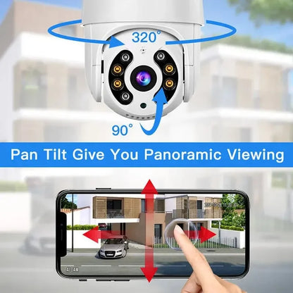 Surveillance Cam iCsee 8MP 4K Wireless PTZ Camera HD 1080P Color Night Vision Wifi IP Camera Outdoor 5MP Ai Auto Tracking CCTV