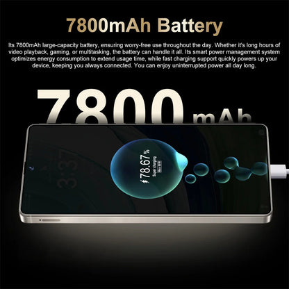 NEW S26 Ultra HOT Original 7.3inch Intelligent 5G Dual Card Dual Standby Android 14 System Cheap Global Version 7800mAh Battery