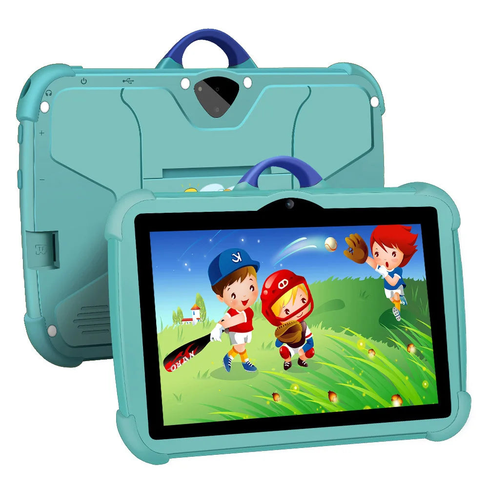 2025 New 5G WiFi 7 Inch Tablet For Children Learning Education Kids' tablets Quad Core 4GB RAM 64GB ROM Dual Cameras Android 13