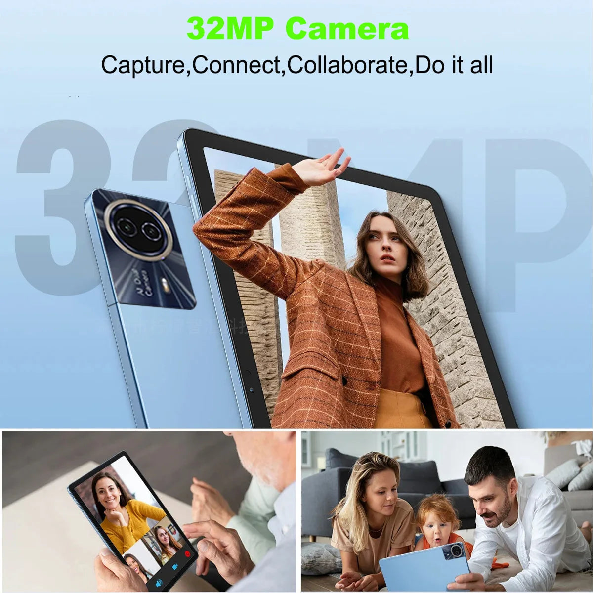 2025 Global Version Super Large Screen 14 inch Tablet Pc Android 14 4G Phone Call 16GB+512GB Tablets 14" GPS 5G WiFi FM 12000mAh