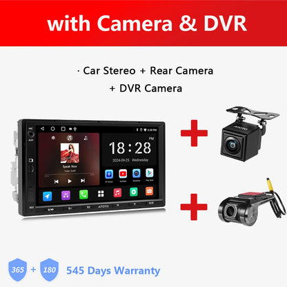 ATOTO Android Double 2 Din Car Stereo 7 inch Automotive Multimedia Player Radio Android Auto Carplay Screen Navigation 2Din A5L