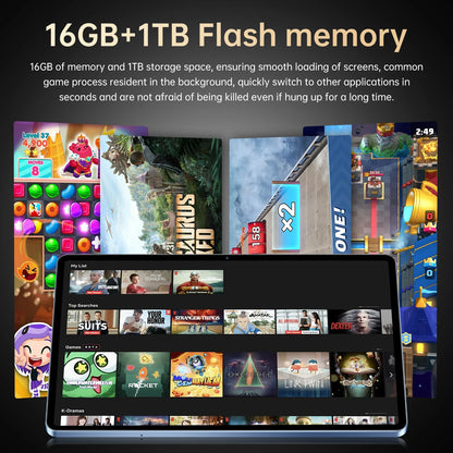 2025 NEW Pad S25 Ultra Original Global Version 10.1inch Tablet PC Android 15 Snapdragon8 22GB 2TB Dual SIM WIFI 5G GPS WIFI Kids