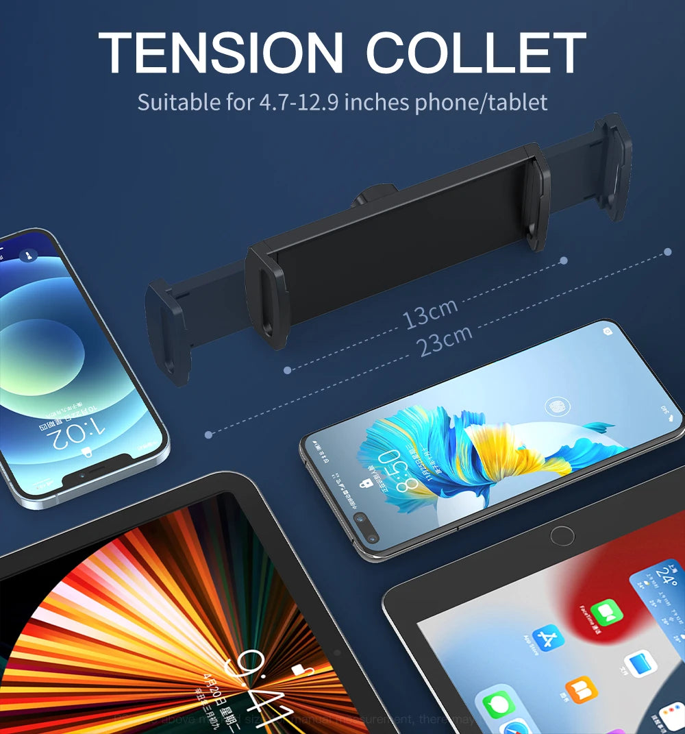 Tablet Stand Portable Aluminum Alloy Phone Tablet Holder for Ipad Phone Stand Adjustable