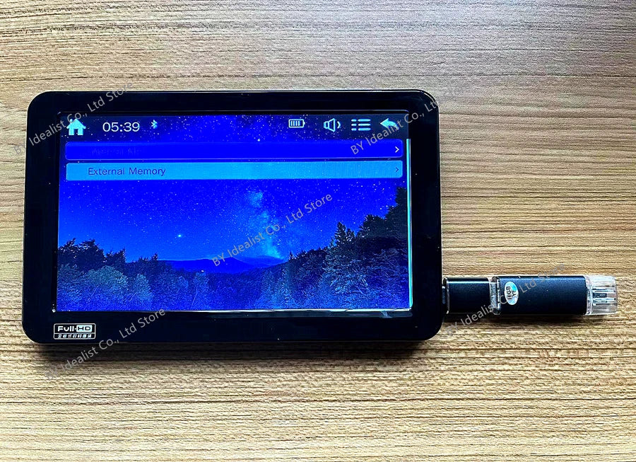 7.1 inch Bluetooth Mp4 Player 64gb Touch Screen Hifi Music Usb Type-c Mp4 Video Player Support TF Card Speaker 6500mAh Battery