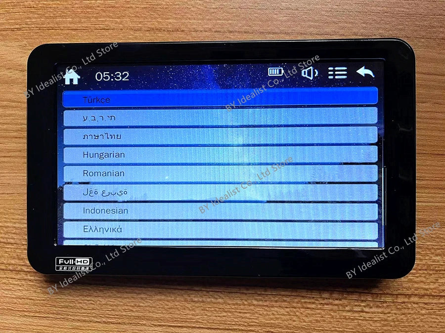 7.1 inch Bluetooth Mp4 Player 64gb Touch Screen Hifi Music Usb Type-c Mp4 Video Player Support TF Card Speaker 6500mAh Battery