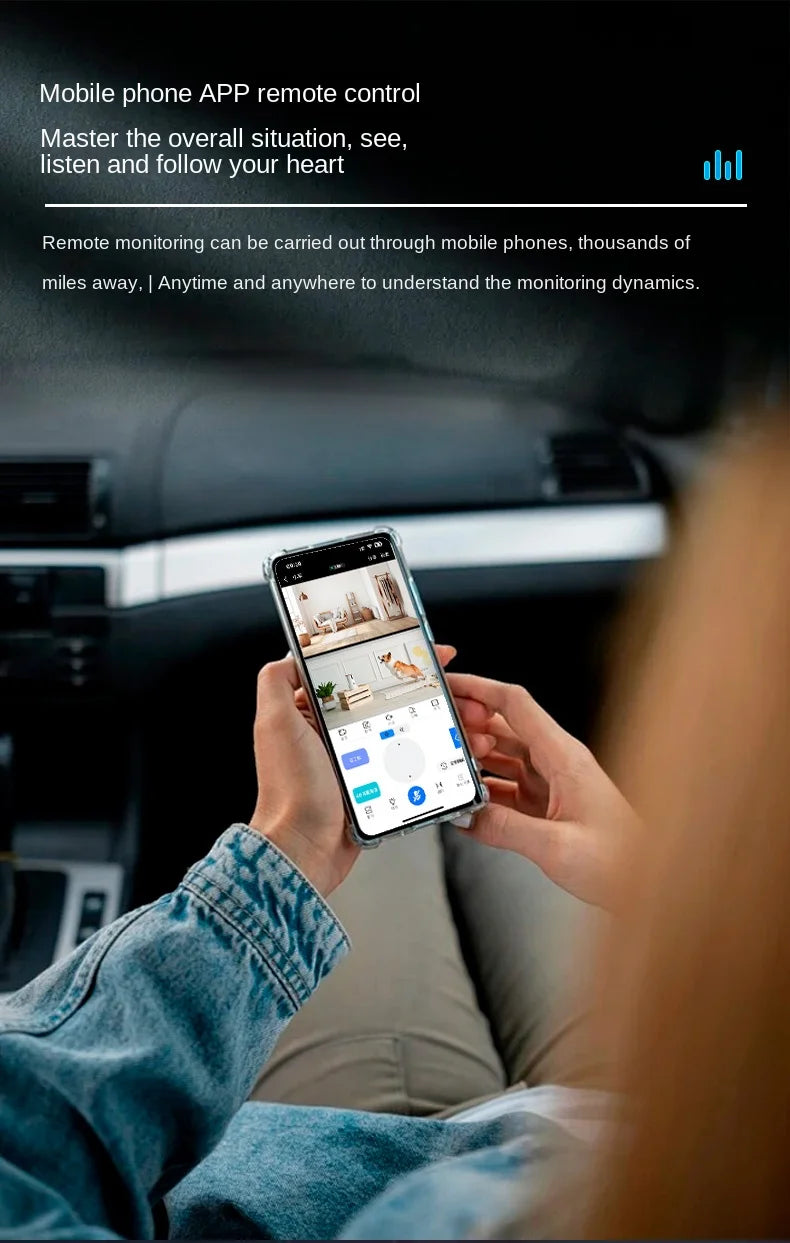 Pet Surveillance Camera | 360° Robot Camera,Baby Pet Camera, Bidirectional Dialogue,Motion Detection,Dog/Cat/Baby/Elderly