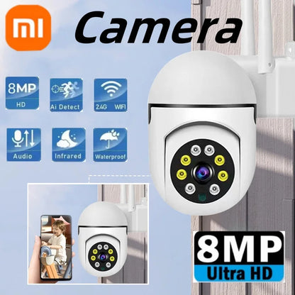 Xiaomi Wireless Security Surveillance PTZ Camera Wifi IP Outdoor 4X Zoom Cameras AI Human Tracking Two-way Audio HD Night Cam