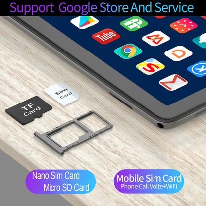 2024 Top selling 10.1-inch Tablet with 4GB RAM 64GB ROM, Android 11 System Tablet Song Player Global Version Tablet 5000 mAh