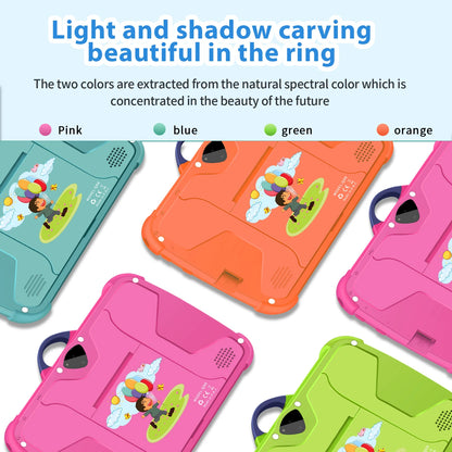 2025 New 5G WiFi 7 Inch Tablet For Children Learning Education Kids' tablets Quad Core 4GB RAM 64GB ROM Dual Cameras Android 13