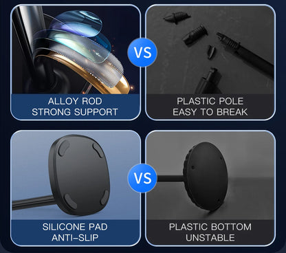 Tablet Stand Portable Aluminum Alloy Phone Tablet Holder for Ipad Phone Stand Adjustable