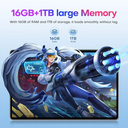 2025 Global Version Original Tablets Pad 7 Ultra Android 14 16GB+1T 8800mAh Tablet PC WiFi GPS 11inch HD 4K 5G Dual SIM Card Tab