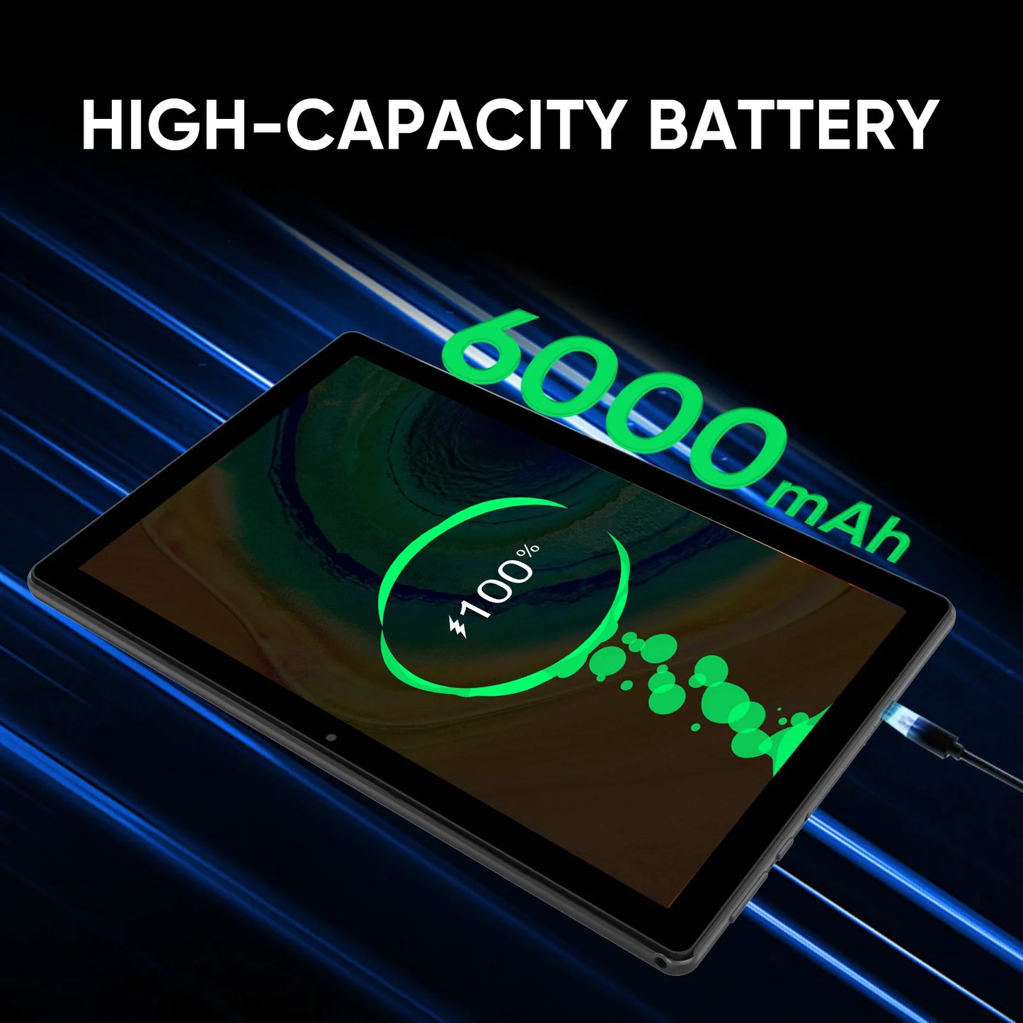 I-Atar 2025 New 10.1inch Tablet, Android 12.0 System, 4Gb Ram+64Gbrom, Quad-Core Processor, 1280*1920 Ips High-Definition Display, Dual Camera Tablet, Support 2.4g Wifi, Built-In 6000Mah Battery, Ideal Holiday Party Gift, Stu