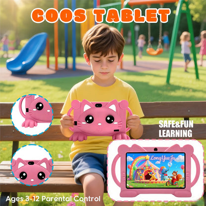 Latest generation 7-inch Android tablet, educational and entertainment all-in-one machine, equipped with IWAWA, parental control