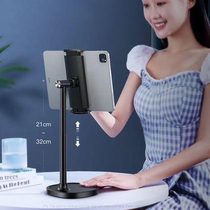 Tablet Stand Portable Aluminum Alloy Phone Tablet Holder for Ipad Phone Stand Adjustable