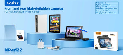 Tablet Computer 10.1 inches Android 15 (RAM12GB+ROM512GB) HD Dual Card Tablet Computer Learning Office Entertainment For Xiaomi