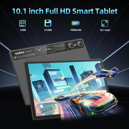 Tablet Computer 10.1 inches Android 15 (RAM12GB+ROM512GB) HD Dual Card Tablet Computer Learning Office Entertainment For Xiaomi
