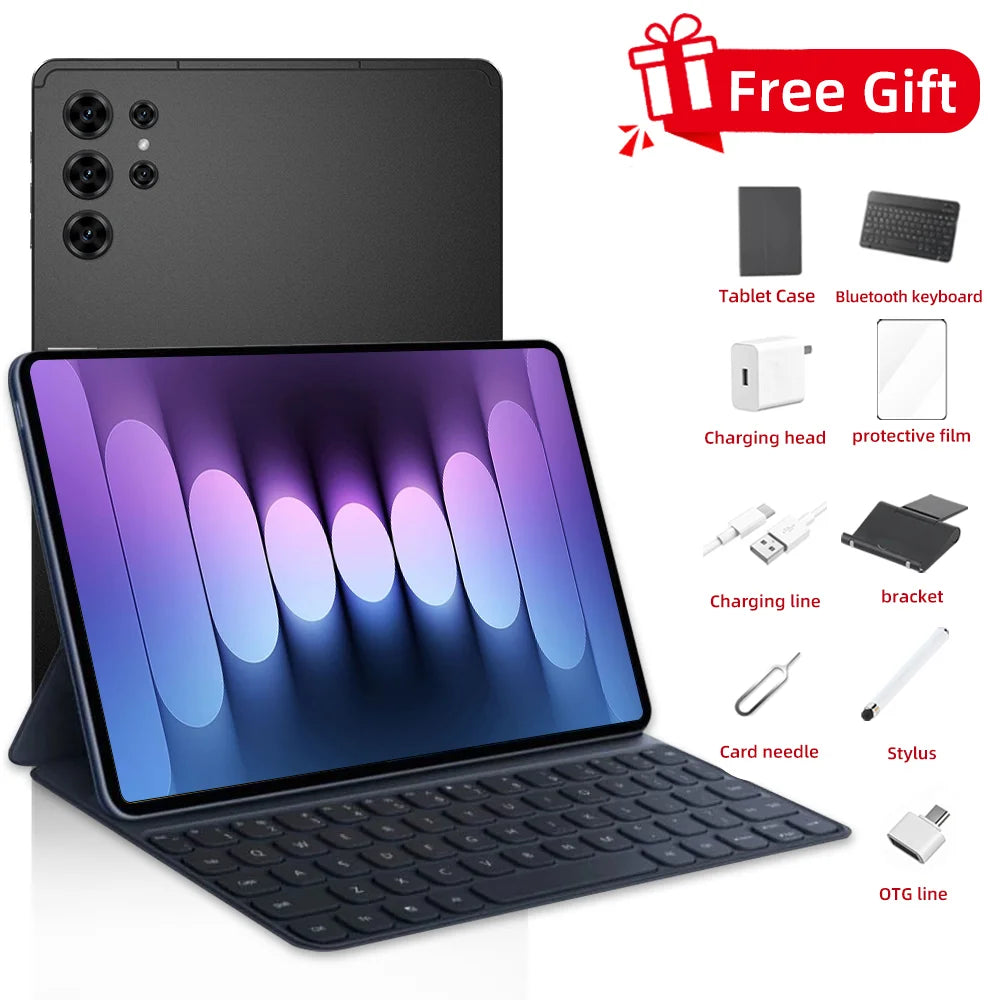 2025 NEW Pad S25 Ultra Original Global Version 10.1inch Tablet PC Android 15 Snapdragon8 22GB 2TB Dual SIM WIFI 5G GPS WIFI Kids