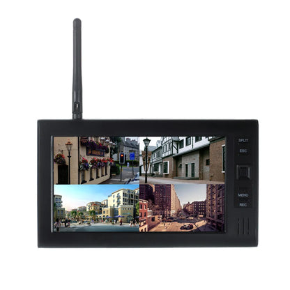 Wireless Surveillance  2.4G  4CH  Security CCTV 720P Camera System Baby Monitor with Infrared Night Vision Present 8G TF Cards