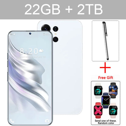 NEW S26 Ultra HOT Original 7.3inch Intelligent 5G Dual Card Dual Standby Android 14 System Cheap Global Version 7800mAh Battery