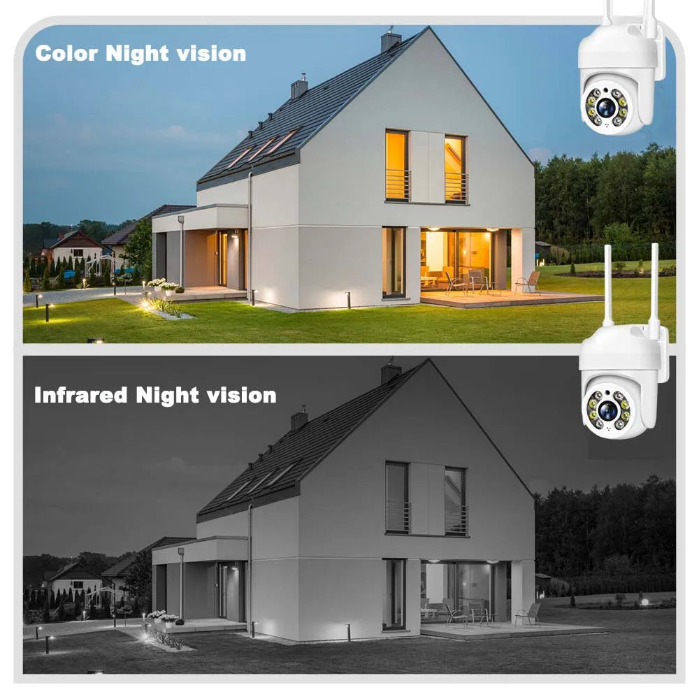 ICsee Security Camera 8MP 5MP WIFI Outdoor 4X Zoom Auto Tracking Security Protection Monitor Smart Home CCTV Video Surveillance